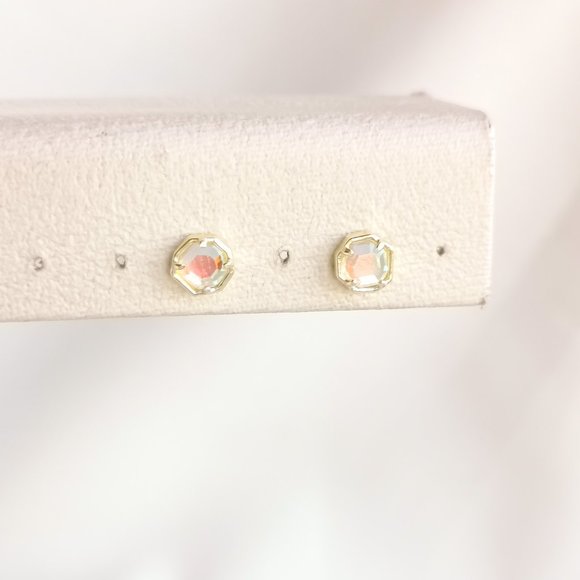 Kendra Scott Jewelry Kendra Scott Nola Gold Dichroic Glass Stud